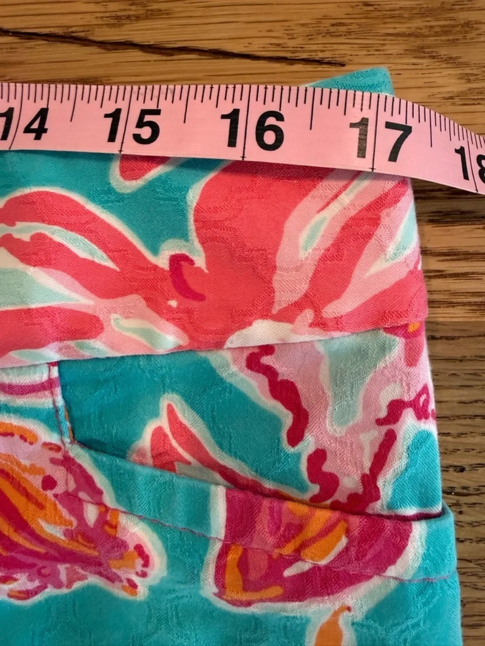 Lilly Pulitzer Shorts Women's Size 10  Ellie Sea Blue Via Sunny Floral